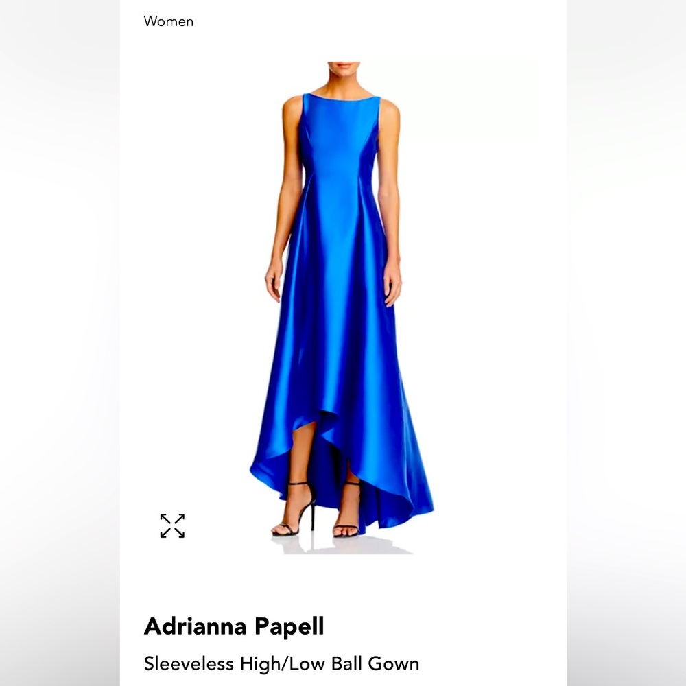 Adrianna Papell high low gown